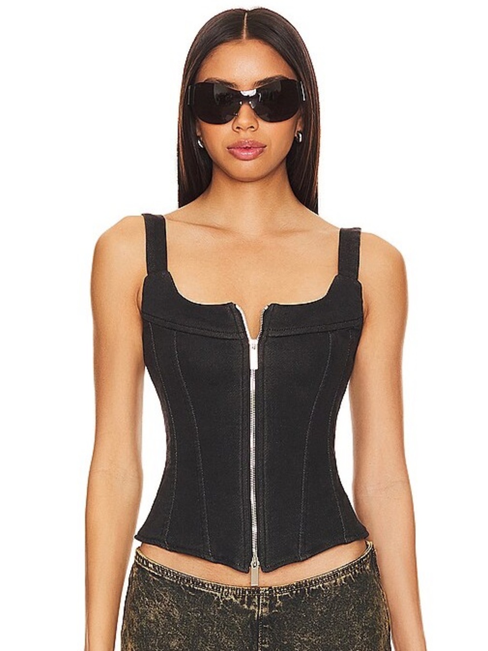 Rainy Corset in Black EB DENIM